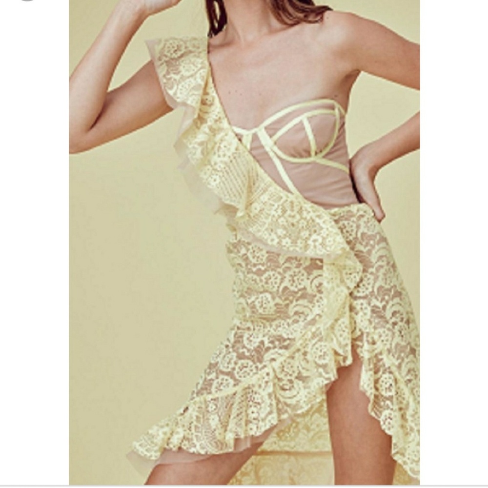 SOLD Love & Lemons Tati Corset Lace Midi Summer - Picture 5 of 8